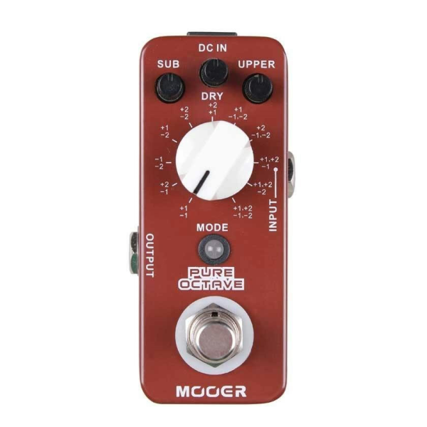Quality octave pedal with compact design.