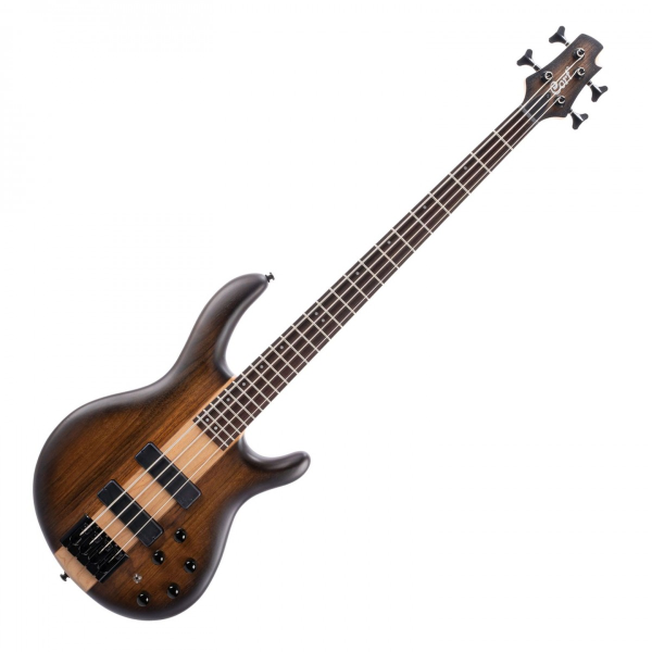Top quality bass guitar with Bartolini pickups, Markbass preamp, mahogany wings with ovangkol top, maple core, and more!