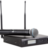 <p>Very robust radio microphone.</p><p>Lovely sound - smooth and well-defined.</p><p>100 metre range.</p><p></p>