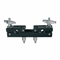 Drum clamp for cymbal arms/drum hardware.