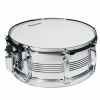Decent 14" snare drum with metal shell.