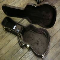 Lovely shaped tenor ukulele hardcase.