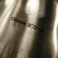 Superb china cymbal in excellent condition.