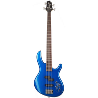 Stunning lightweight bass with active circuit, hybrid pickup configuration, blue metallic finish, and more!