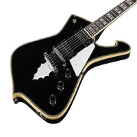 <p><span style="font-size:large;">Street Price &pound;949 - &pound;1069</span></p><p><span style="font-size:large;">OUR PRICE &pound;929!</span></p><p>Awesome Paul Stanley signature guitar with Iceman style body, Seymour Duncan pickups, bound ebony fretboard, and more!</p><p>Includes Ibanez padded bag.</p>