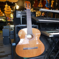 Amazing classical guitar for the money.&nbsp; Features a solid top, great tone &amp; playability, a truss rod with truss rod wrench, and more.