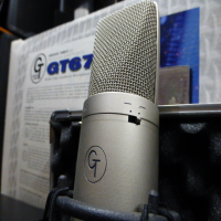 <p>Professional multi-pattern valve condenser microphone.</p><p>Beautiful build-quality - the&nbsp; GT67 is a chunky microphone with a matt nickel finish, weighing about 550g and measures 47mm in diameter and 190mm in length. It has a slightly barrelled body and chisel-shaped capsule grille, resembling the classic Neumann U87 form.</p><p>&nbsp;<br />The condenser capsule contains a 1.1-inch evaporated-gold diaphragm which is just three microns thick.</p><p>&nbsp;A 'disk resonator'&nbsp; interacts with the diaphragm at high frequencies (above about 14kHz) to help increase the HF sensitivity.&nbsp;</p><p>The front of the microphone is indicated by the GT logo, and two miniature toggle switches select a 10dB input pad and a 75Hz high-pass filter, the latter being useful for rumble and proximity effects.</p><p>Two further toggle switches to select the polar pattern are on the rear. The first is a three-way switch providing omni, cardioid or figure-of-eight options, while the second switch enables the cardioid mode to be changed to a supercardioid pattern.&nbsp;</p><p><br /></p>