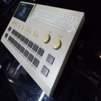 <p>Although this is the baby of the legendary TR rhythm composers, this unit still packs a punch!</p><p>Great 80s drum samples.</p><p>Intuitive XOX style grid sequencing.</p><p>Very good condition, with power supply.</p><p><br /></p>