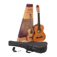 Quality full size classical guitar with bag, tuner, picks, and more.<br />