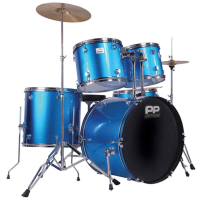 Quality 5-piece drum kit with 22" bass drum, 16" floor tom, 14" snare, 12" &amp; 13" hi toms, crash &amp; hi hat cymbals, sticks, all hardware including stool and kick pedal.&nbsp; <br />