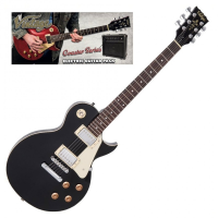 <p>Excellent beginner guitar package, featuring a set-neck Les Paul guitar, amplifier, cable, tuner, and everything you need to get started.</p><p>This is available in Red, Sunburst, and Black finishes.</p>