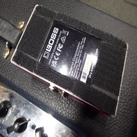 Boss delay pedal in mint condition with original box and instructions.<br />