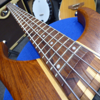 Nice natural wood finish 4-string bass in good condition.<br />