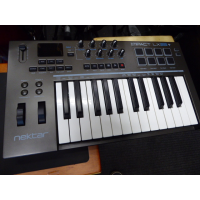 <p>25 note velocity sensitive keyboard.</p><p>With 4 velocity curves gradually increasing in dynamics there is a choice for any playing style. </p><p>If you don&rsquo;t need velocity, 3 fixed velocity levels cater for a consistent output.</p><p>Octave and transpose buttons as well as pitch bend and modulation wheels.</p><p>There is more to the 4 Octave &amp; Transpose buttons than meets the eye.</p><p>4 functions are selectable on the fly. </p><p>A key combination makes assignment quick and easy.</p><p>Choices include sending out MIDI Program Messages, change the Global MIDI Channel or select any of Impact LX25+&rsquo;s 5 user presets.</p><p>A 30mm fader and 8 pots are at the center of the Impact LX25+ control panel. </p><p>Each control is fully programmable to send any MIDI CC message for use with hardware or software MIDI products. </p><p>Used with Nektar DAW integration, the controls provide flexible pre-mapped DAW control giving you the best of both worlds.</p><p>Control settings can be stored in any of the 5 Impact LX25+ presets for recall at any time. <br /><br />8 velocity sensitive pads for beat production. Calibrated to trigger at a light touch.</p><p>Each pad can be assigned any MIDI note number or MIDI cc message for use as MIDI trigger or toggle buttons.</p><p>&ldquo;Pad Learn&ldquo; allows you to just select a pad, play the note or drum sound you want on the keyboard and assignment is done<br /><br /><br /></p>