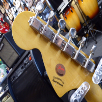 <p><span style="font-size:large;">WAS &pound;1199</span></p><p><span style="font-size:large;">NOW &pound;999</span></p><p>Kurt Cobain designed guitar made in Japan (1995-1996).</p><p>Condition:&nbsp; Large chip in the finish on the bottom edge.&nbsp; Upgraded Seymour Duncan bridge pickup.&nbsp; Missing tremolo arm.</p><p></p>