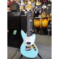 <p><span style="font-size:large;">WAS &pound;1199</span></p><p><span style="font-size:large;">NOW &pound;999</span></p><p>Kurt Cobain designed guitar made in Japan (1995-1996).</p><p>Condition:&nbsp; Large chip in the finish on the bottom edge.&nbsp; Upgraded Seymour Duncan bridge pickup.&nbsp; Missing tremolo arm.</p><p></p>