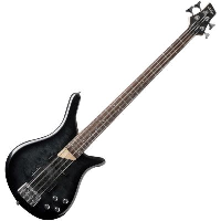 <p>Active 4-string with 1 single coil and 1 double coil wilkinson pickup. Black quilt finish.</p><p></p>