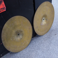 14" hihat cymbals by Kent.