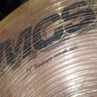 Affordable 14" hi hat cymbals by Meinl.