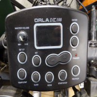 Decent entry-level electronic drum kit in good condition.