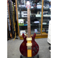 <p>Superb double-cut twin humbucking guitar made in Japan (Matsumoku factory, 1981).</p><p>Condition: Various bumps and bruises, a bit of fret wear, otherwise fine.</p>