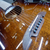 <p>Very fine electro-acoustic with Shadowburst gloss finish, L R Baggs system, solid African mahognay top, and more.</p><p>Excellent condition.</p>