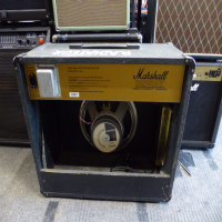 <p>Classic '90s 80 watt guitar amplifier by Marshall.</p><p>Condition: A few stickers and a band name 'Radiateur' on the top (as seen in the pics).</p>