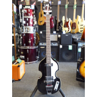 Affordable violin bass in transparent black.&nbsp; Excellent condition.