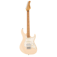 <p>Excellent HSS guitar with an aged cream/light pink finish.</p>