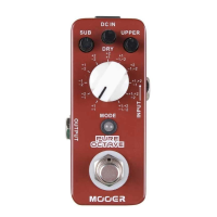 Quality octave pedal with compact design.