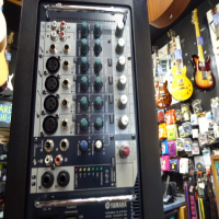 <p>Portable, all-in-one 300-watt (150W + 150W) PA system featuring a detachable 8-channel powered mixer and two passive speakers.</p><p>The mixer fits snugly into the back of one of the speakers.<br /><br />Comes with a dedicated suitcase-style carry bag with wheels, and a pair of tripod stands.<br /><br />Designed for portability and ease of use, it is well-suited for solo performers, duos, small gigs and parties, as well as for presentations</p>