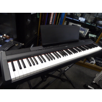 Lovely 88 key graded hammer-action piano featuring a slim, portable design.&nbsp;<br /><br />Experienced pianists and beginners alike can enjoy satisfying playing.<br /><br />Graded Hammer Standard (GHS) keyboard. The feel of the keyboard gradually changes according to the register, so that it feels heavier when playing bass parts and lighter when playing treble parts. The keyboard also features matte finish black keys for an authentic piano experience.<br /><br />Yamaha's "Pure CF sound engine," featuring a piano sound recorded from Yamaha's renowned CFIIIS concert grand piano, heard on stages all over the world. In addition to the advanced piano sound, the improved damper resonance function recreates the reverberation of a grand piano, allowing for a finer level of nuanced expression.<br /><br /><br />
