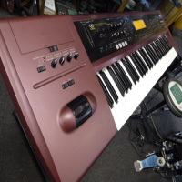 <p>Classic synth released in 2001 as a specialised member of the Triton range, featuring advanced arpeggiator patterns developed by Stephen Kay (Kay's Algorithmic Real-time Music Architecture).</p><p>The KARMA Engine: Goes far beyond a standard arpeggiator by analyzing performance inputs (velocity, timing, note order, and chords) to dynamically generate complex musical phrasing like guitar strumming, evolving rhythms and patterns in real time.</p><p>62 note polyphonic and 16-part multitimbral.</p><p>The sound engine is based on the Korg Triton workstation.</p><br />