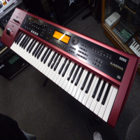 <p>Classic synth released in 2001 as a specialised member of the Triton range, featuring advanced arpeggiator patterns developed by Stephen Kay (Kay's Algorithmic Real-time Music Architecture).</p><p>The KARMA Engine: Goes far beyond a standard arpeggiator by analyzing performance inputs (velocity, timing, note order, and chords) to dynamically generate complex musical phrasing like guitar strumming, evolving rhythms and patterns in real time.</p><p>62 note polyphonic and 16-part multitimbral.</p><p>The sound engine is based on the Korg Triton workstation.</p><br />