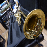 <p>Great student trumpet.</p><p>Constructed with a rose brass lead pipe for a warm, quality sound<br /><br /><br /></p><p></p>